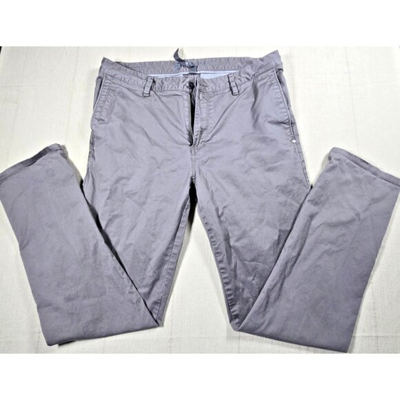 Vuori Collins Chino Stretch Twill Pants Men's 34 Black V433 Performance Casual - Picture 1 of 16